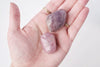 Purple Rose Quartz Organic Tumbled Stone - Catalyst & Co