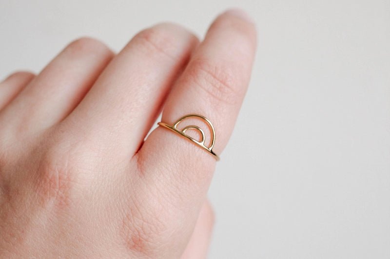 Gold Filled Rainbow Ring - Catalyst & Co