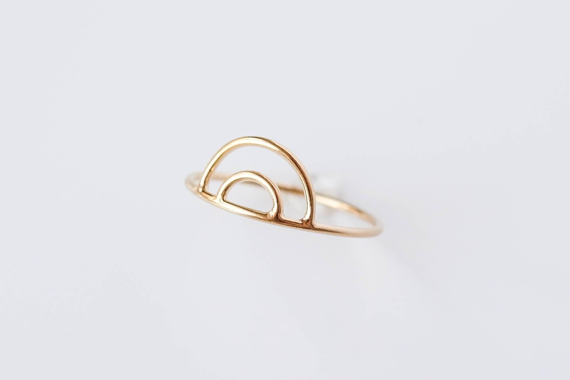 Gold Filled Rainbow Ring - Catalyst & Co