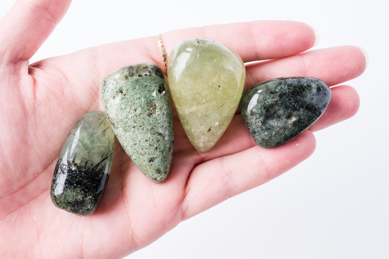 Large Prehnite Tumbled Stone - Catalyst & Co