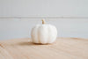 Small Cream Felt Pumpkin - Catalyst & Co