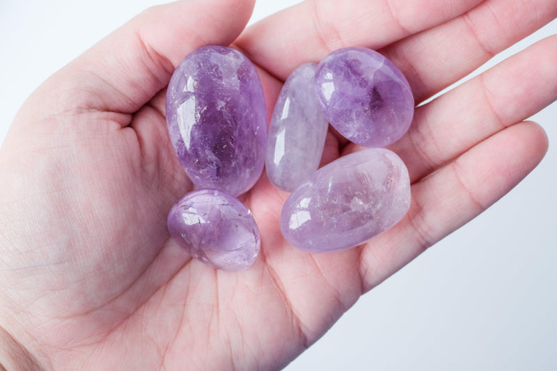 Small Amethyst Tumbled Stone - Catalyst & Co