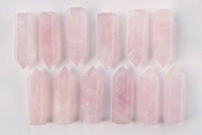 Mini Rose Quartz Tower - Catalyst & Co