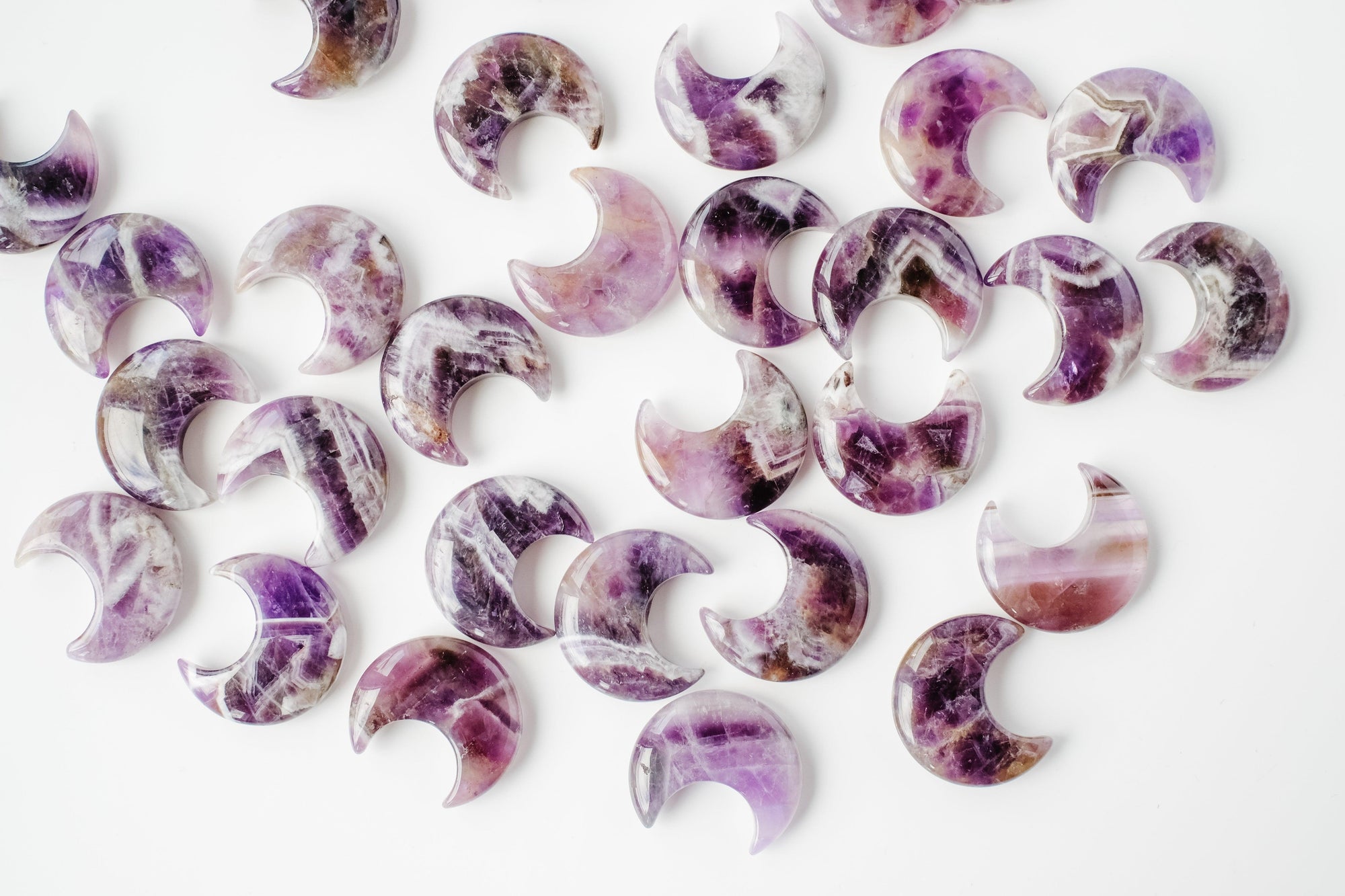 Dream Amethyst Tumbled Moon - Catalyst & Co