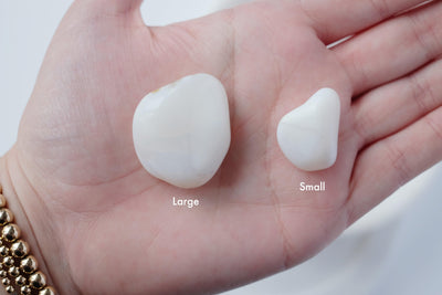 White Opal Tumbled Stone - Catalyst & Co