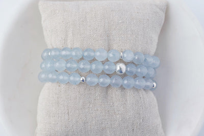 8mm Blue Agate Bracelet - Catalyst & Co