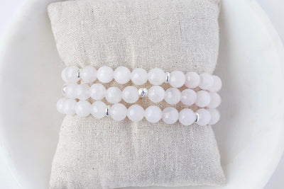 8mm Rose Quartz Bracelet - Catalyst & Co