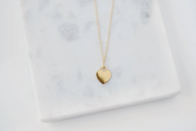 Gold Heart Necklace - Catalyst & Co