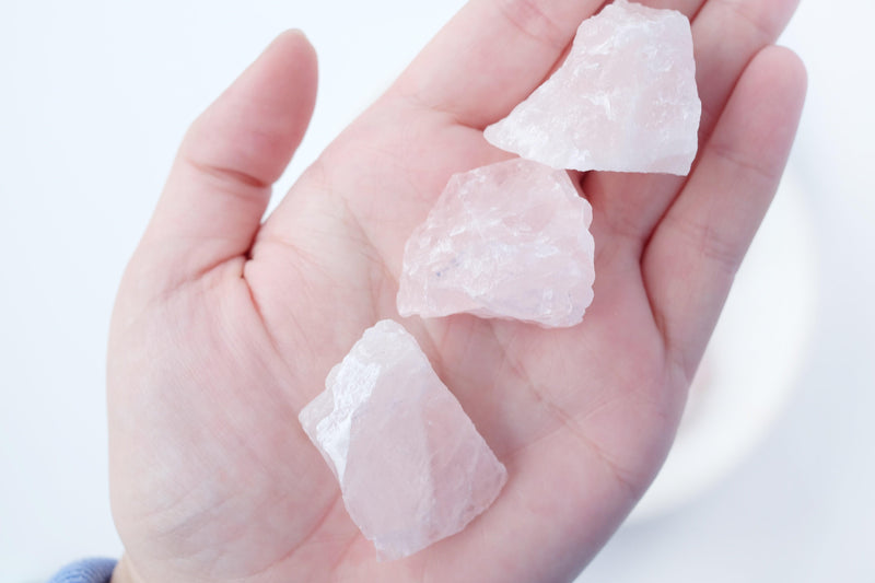 Rose Quartz Raw Chunk - Catalyst & Co
