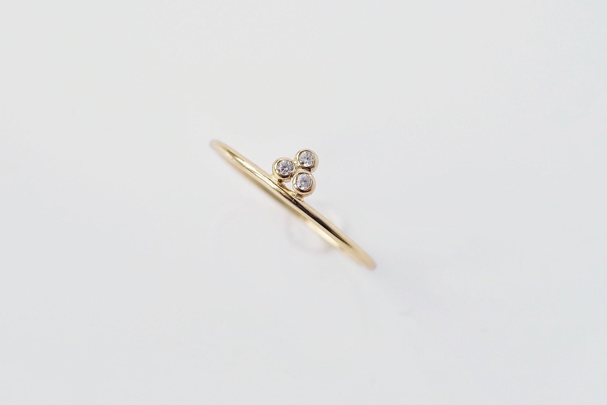 Amie Tripod Ring Gold - Catalyst & Co