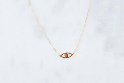 Gold Eye Necklace - Catalyst & Co