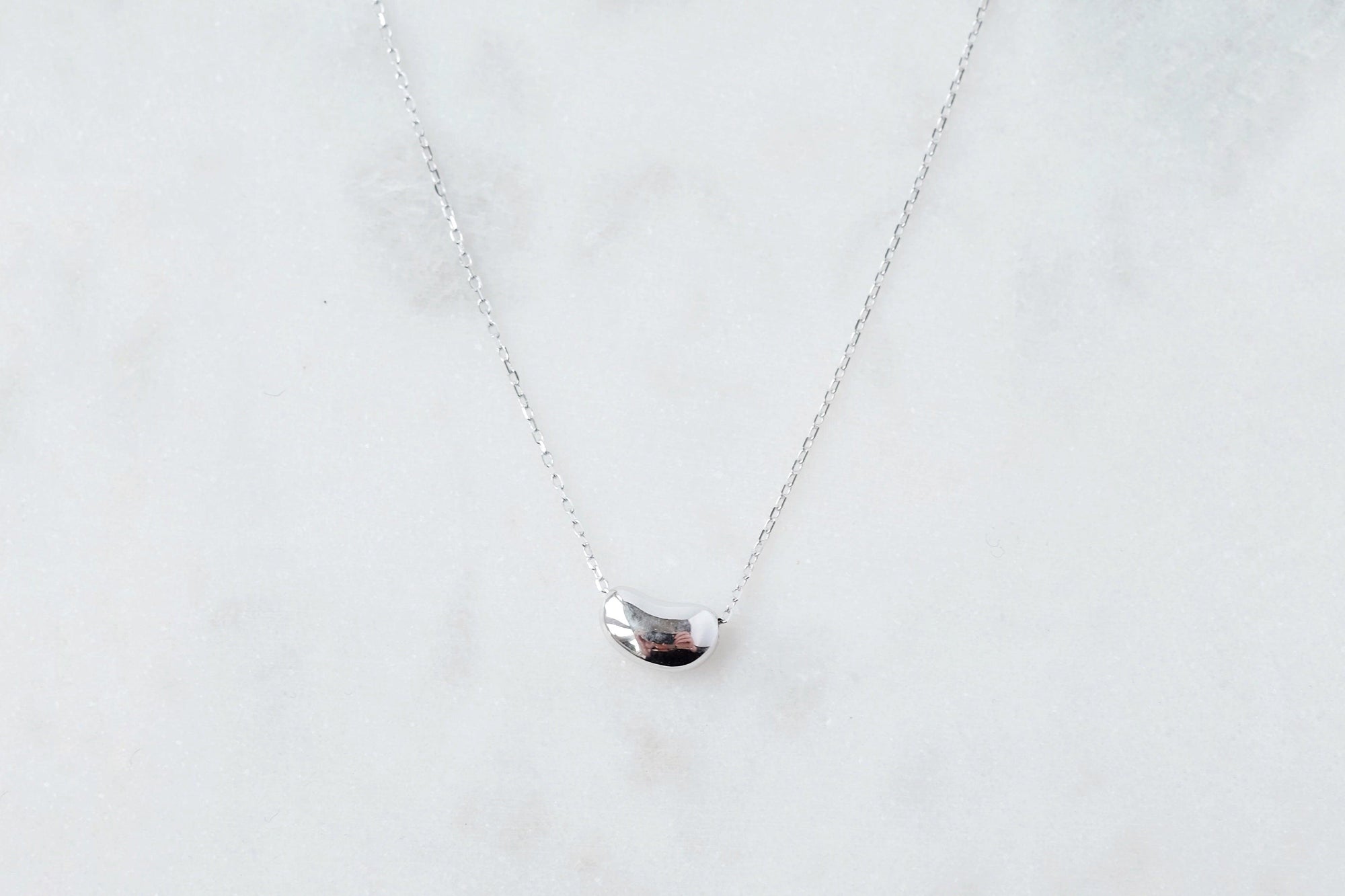 Silver Bean Necklace - Catalyst & Co