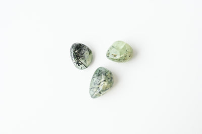 Dark Prehnite Tumbled Stone - Catalyst & Co