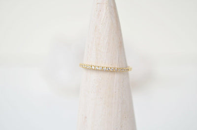 Gold Tiny Crystal Band - Catalyst & Co