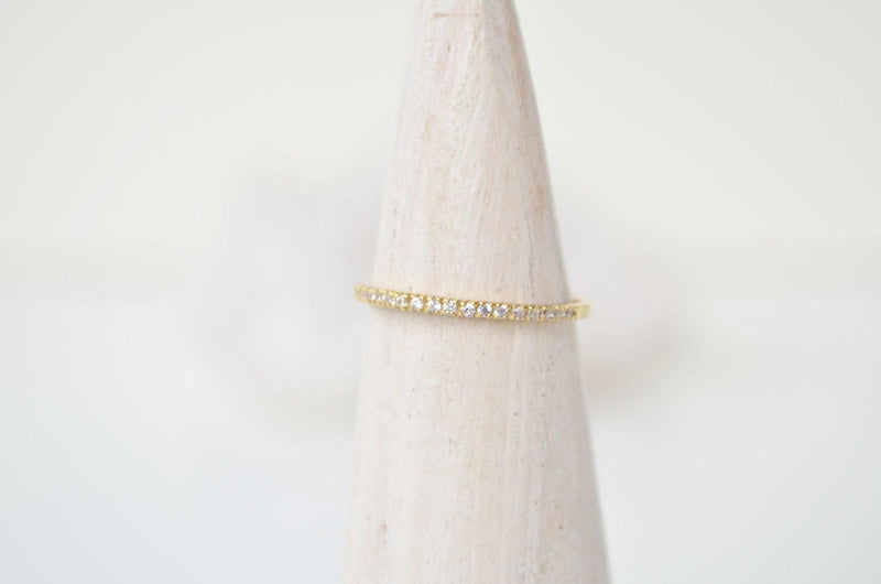 Gold Tiny Crystal Band - Catalyst & Co