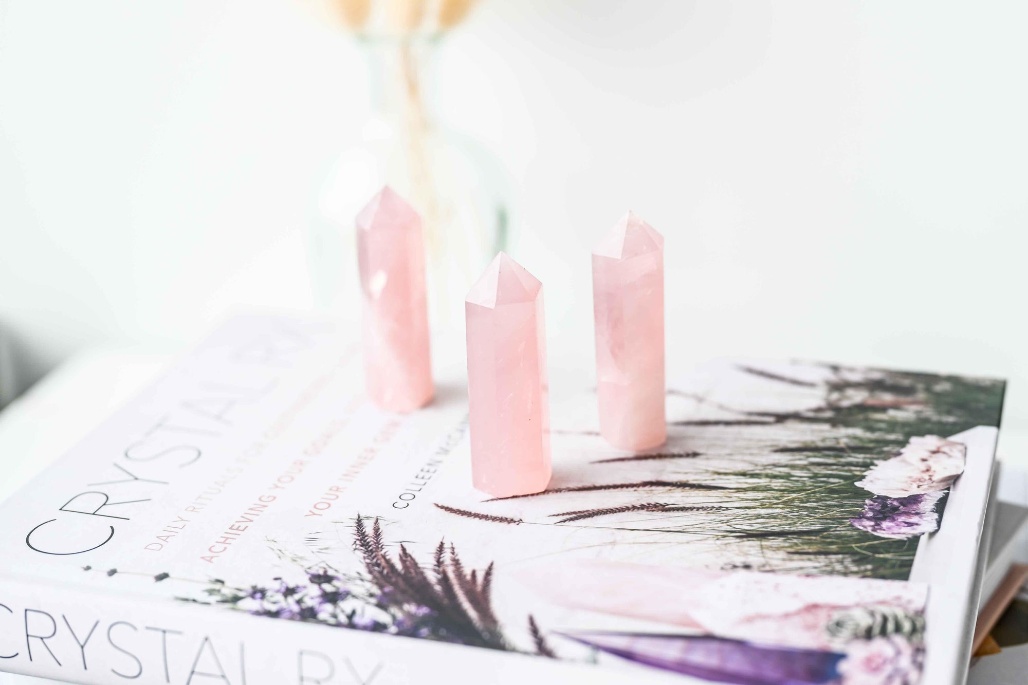 Mini Rose Quartz Tower