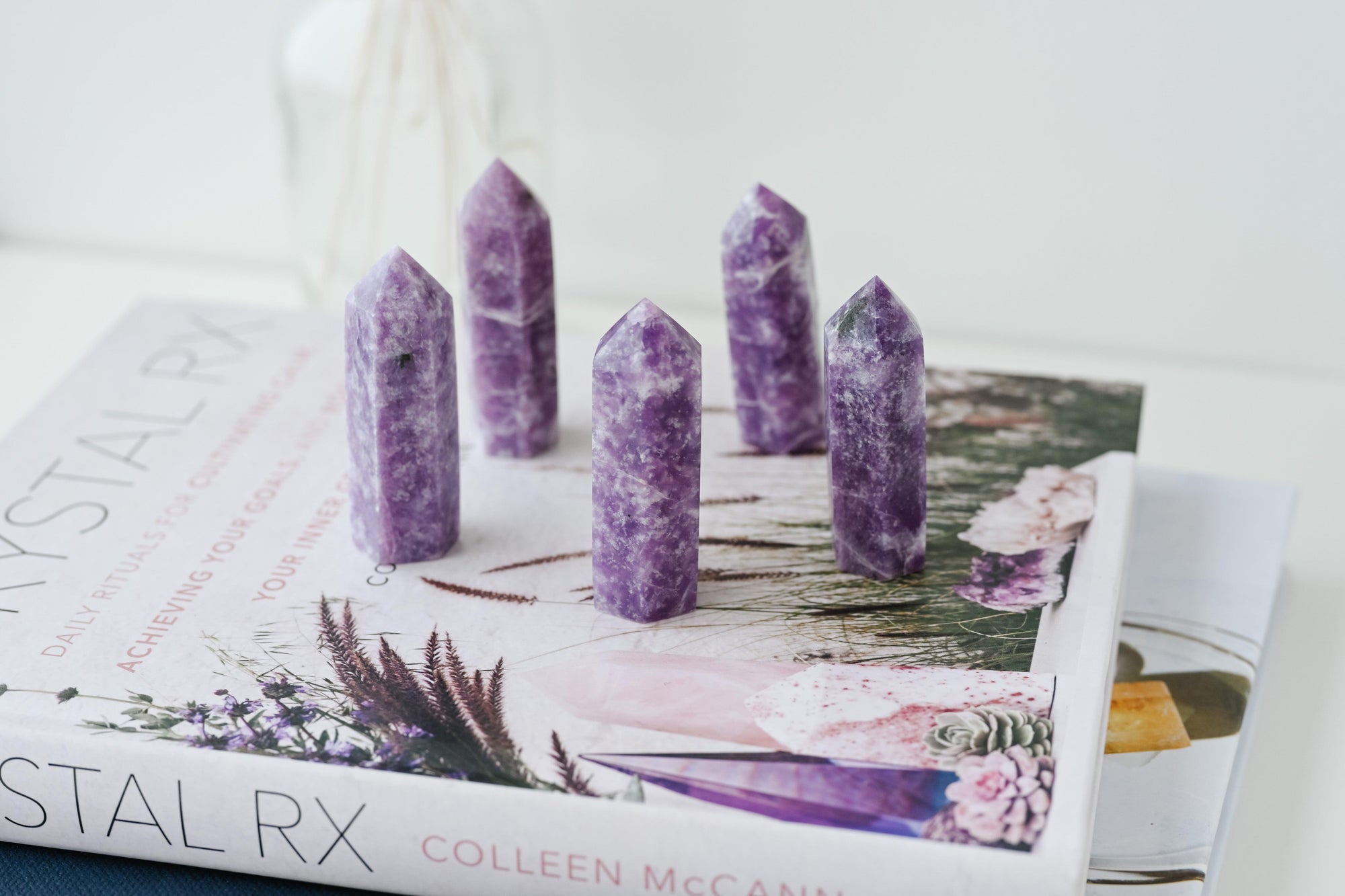 Mini Lepidolite Tower - Catalyst & Co