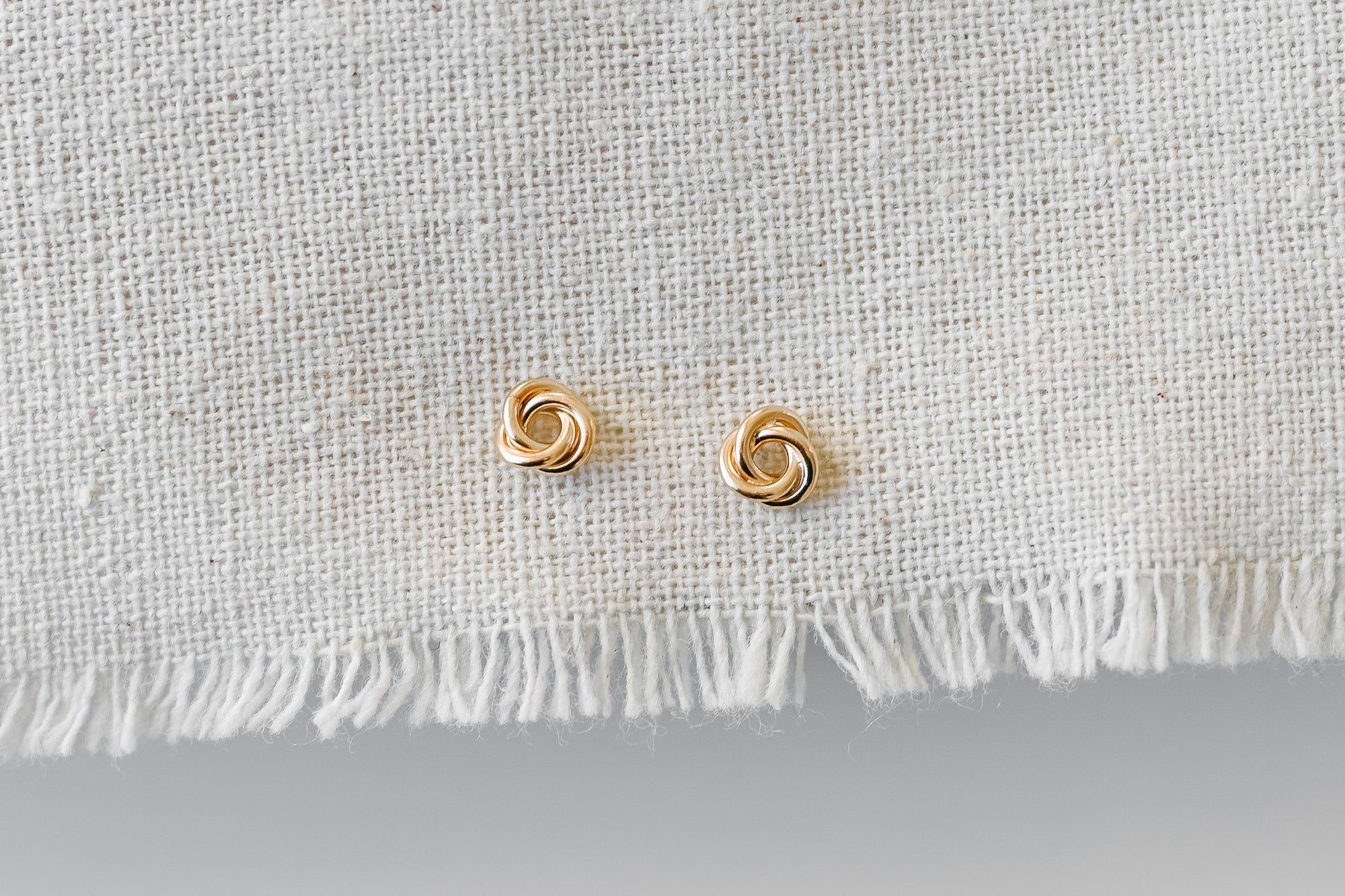Gold Filled Love Knot Studs - Catalyst & Co
