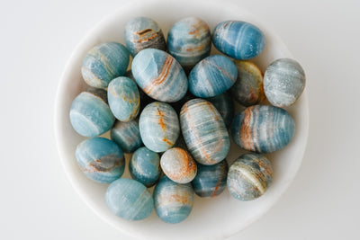 Blue Onyx Tumbled Stone