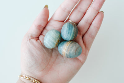 Blue Onyx Tumbled Stone