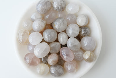 Blue Rose Quartz Tumbled Stone