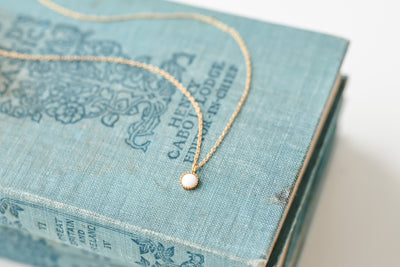 Gold Opal Necklace