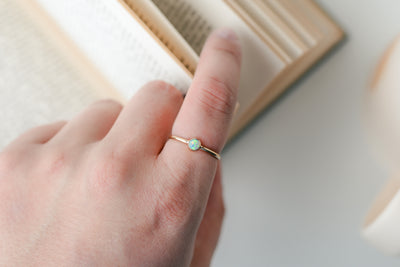 Gold Filled Opal Ring