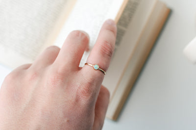 Gold Filled Opal Ring