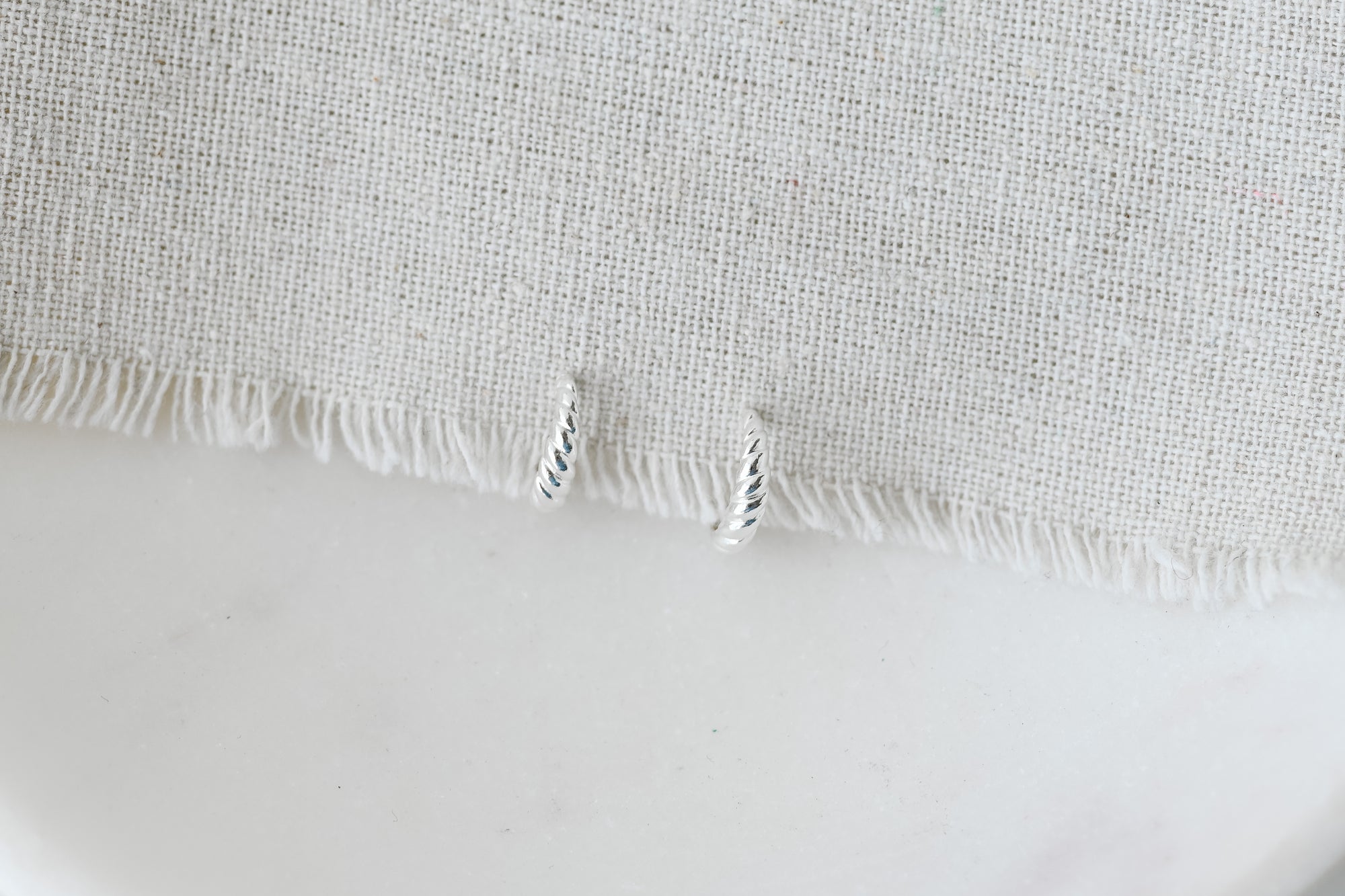 Croissant Half Hoop Earrings