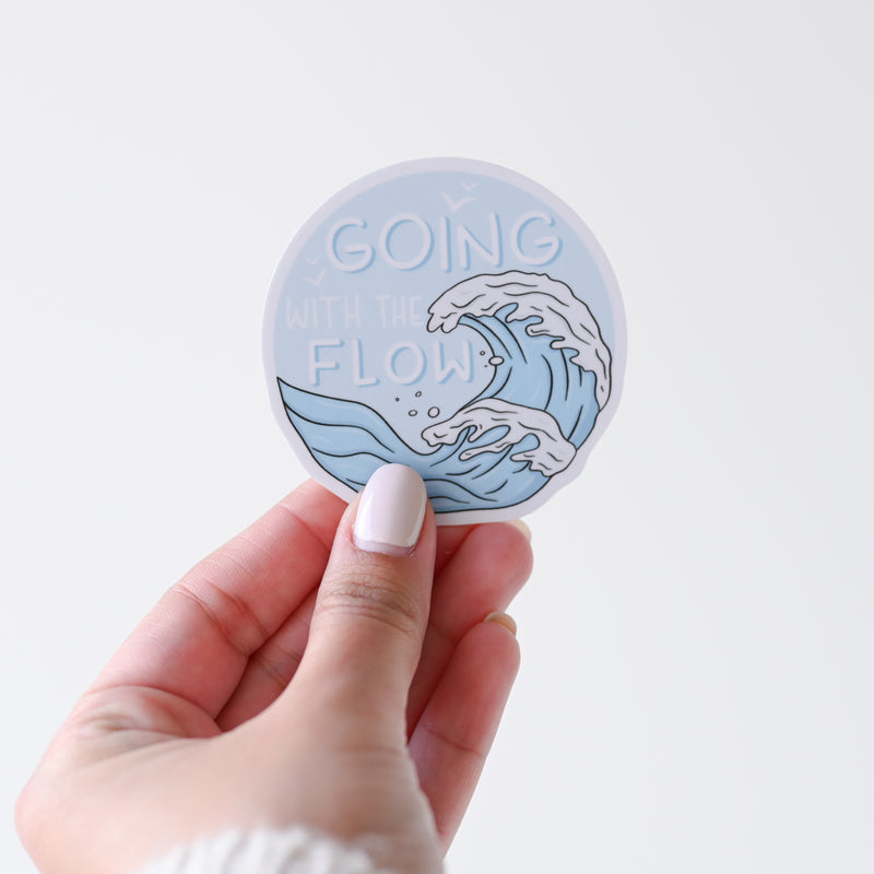 Going With The Flow Sticker