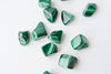 Malachite Tumbled Geometric Stone
