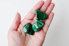 Malachite Tumbled Geometric Stone