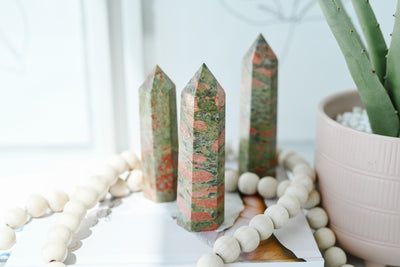 Small Unakite Tower