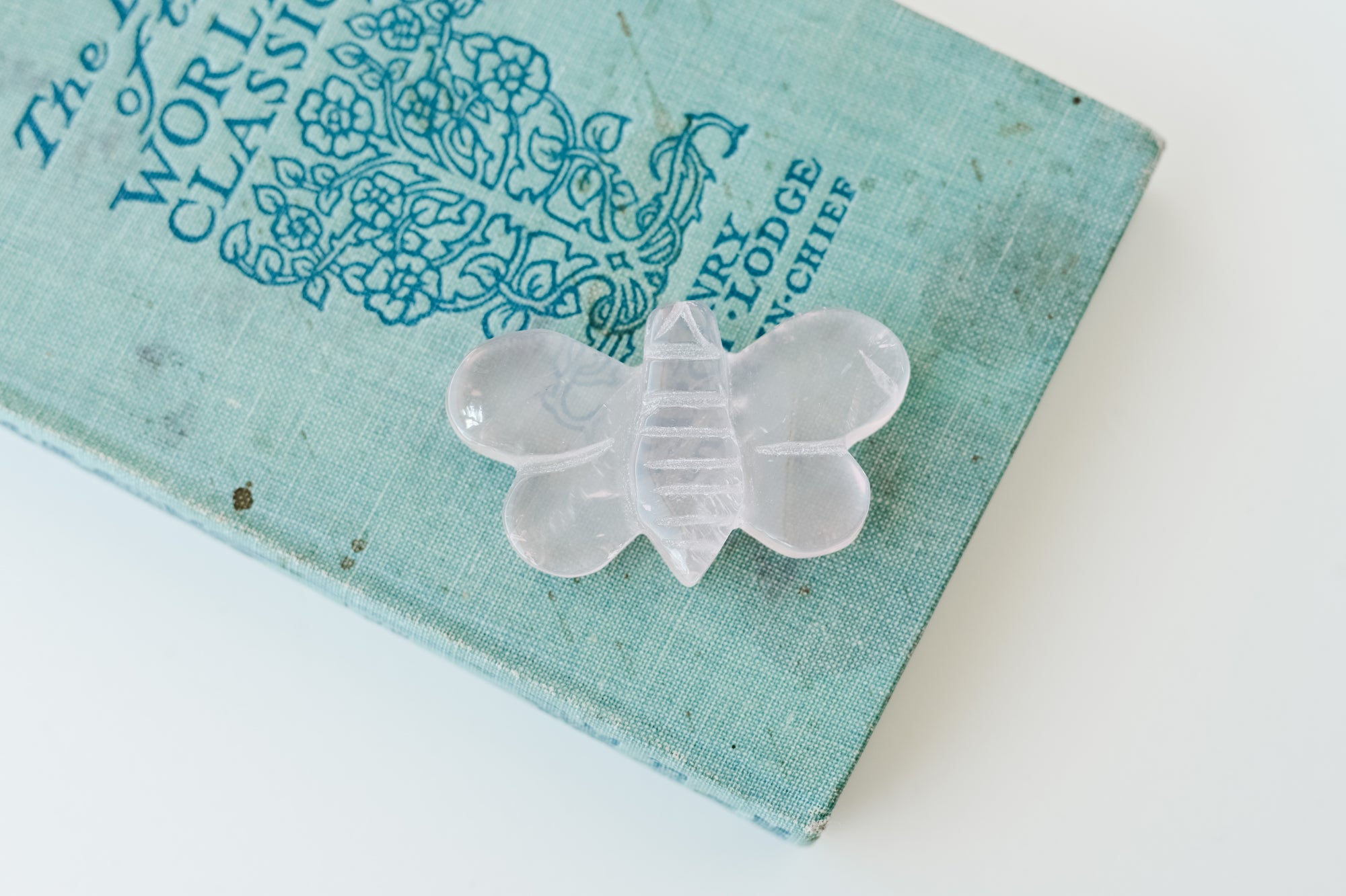 Rose Quartz Flat Bee