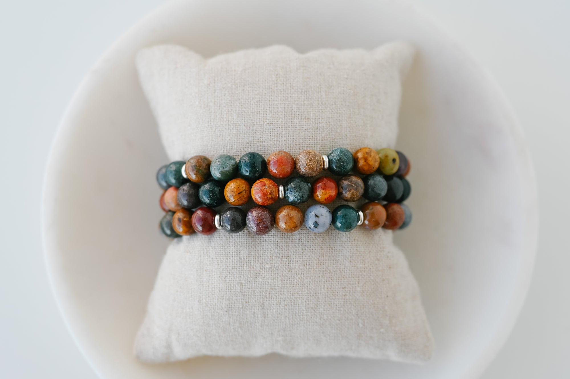 8mm Ocean Jasper Bracelet