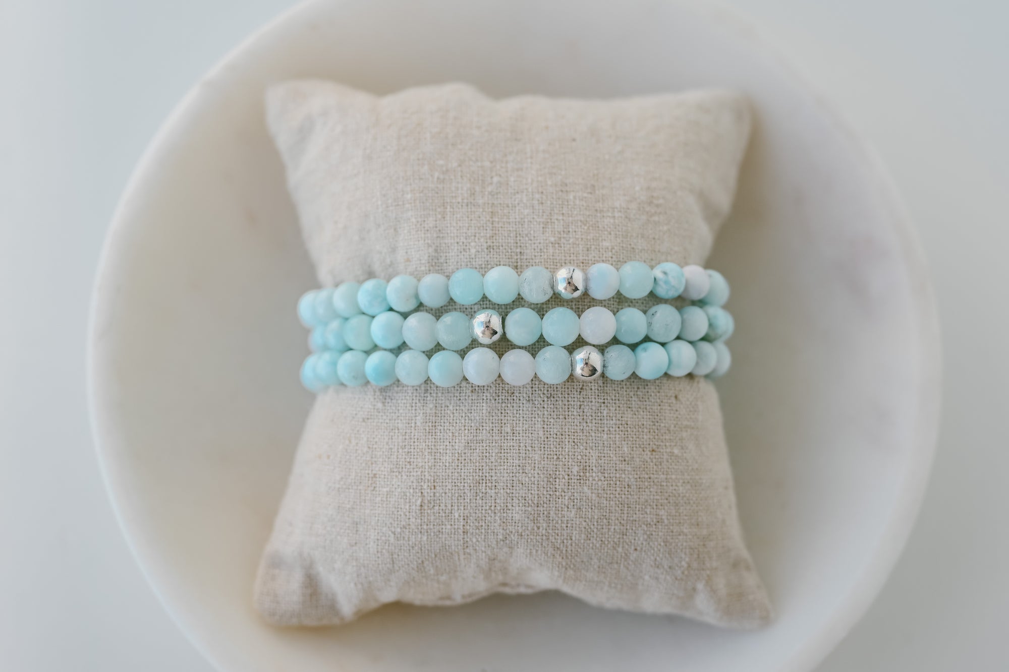 6mm Hemimorphite Luxe Bracelet