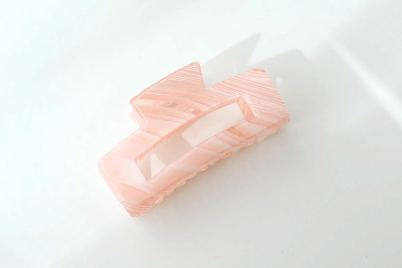 XL Pink Swirl Claw Clip