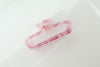 XL Pink Iridescent Claw Clip