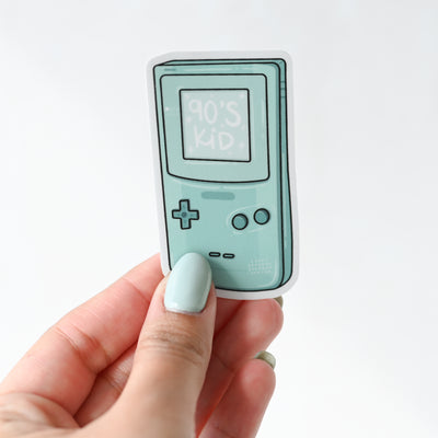 90's Kid Gameboy Sticker