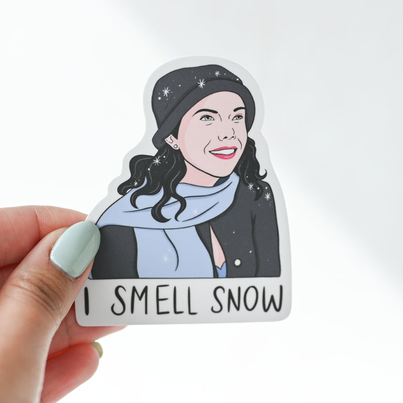 I Smell Snow Sticker