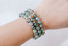 8mm Moss Agate Bracelet