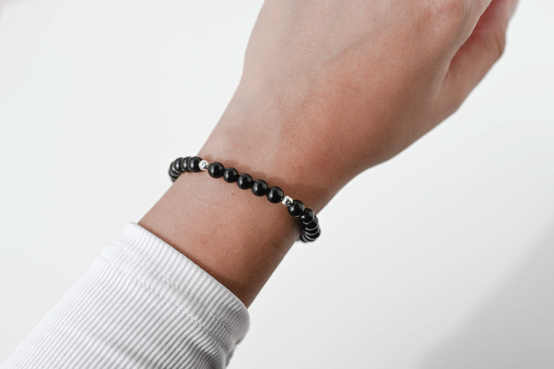 6mm Black Tourmaline Bracelet