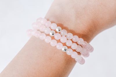 6mm Rose Quartz Bracelet