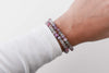 6mm Faceted Light Tourmaline Luxe Bracelet