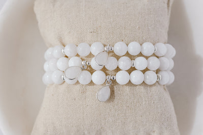 8mm Moonstone Bracelet