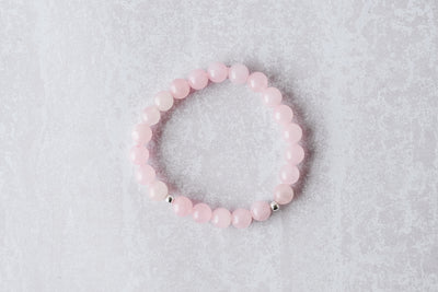 8mm Rose Quartz Bracelet