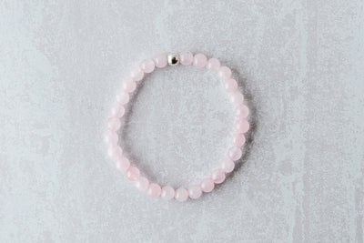 6mm Rose Quartz Bracelet