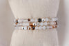 6mm Light Neutral Agate Bracelet