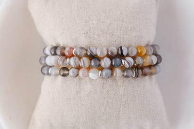 6mm Botswana Agate Bracelet