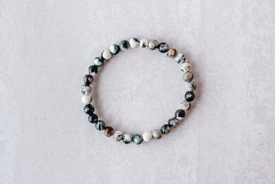 6mm Orca Agate Bracelet